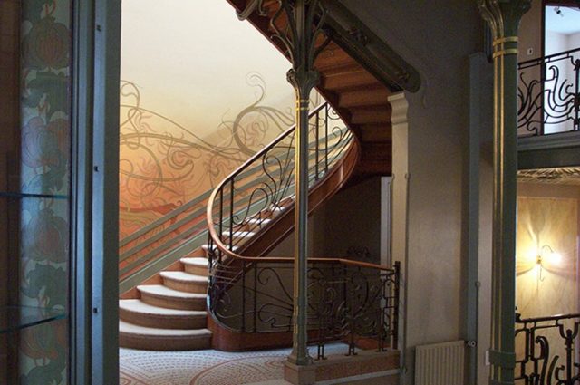 phong cách Art Nouveau trong thiết kế nội thất
