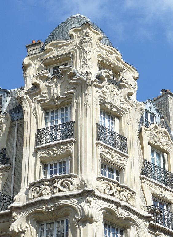 phong cách Art Nouveau trong thiết kế