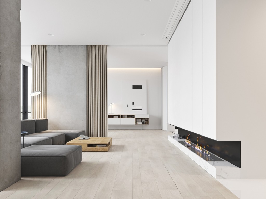 white-livingroom-with-electric-fireplace