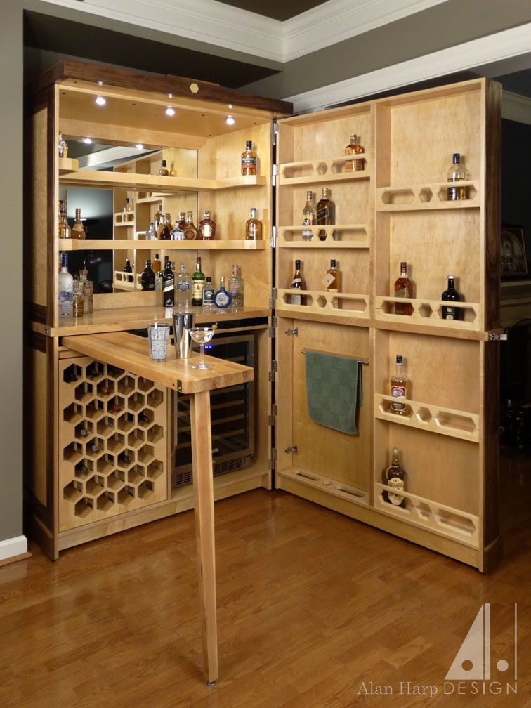 tủ rượu gỗ 3