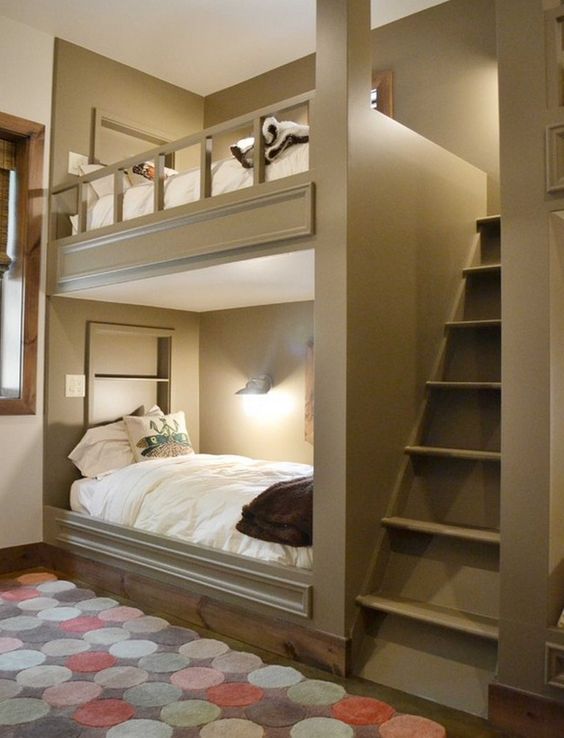 giường tầng gỗ 