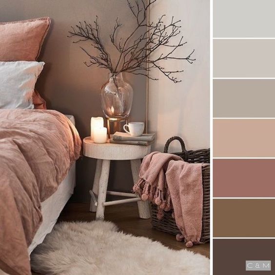 trang trí phòng ngủ bằng màu sắc 